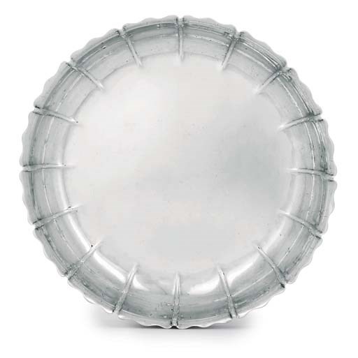 A GEORGE II SILVER STRAWBERRY-DISH