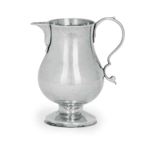 A GEORGE II SILVER CREAM-JUG