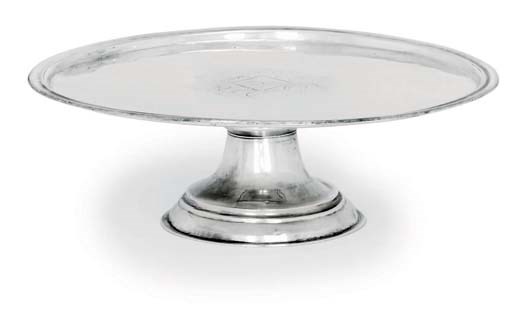 A GEORGE I SILVER TAZZA