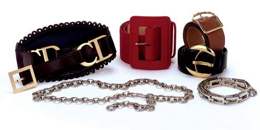 SIX LADIES' BELTS
