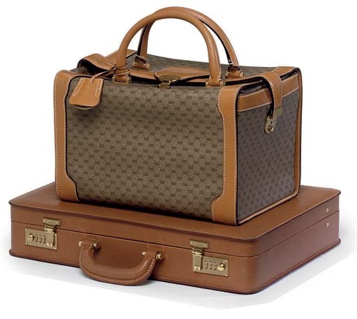 A TRAVEL CASE AND A BRIEFCASE