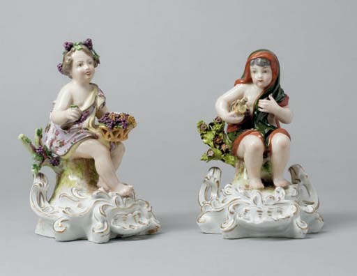 DEUX GROUPES EN PORCELAINE DE PARIS (LOCRE)