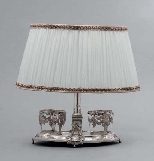 HUILIER EN ARGENT MONTE EN LAMPE