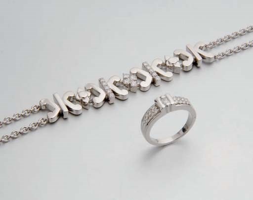 BAGUE ET COLLIER DIAMANTS, PAR KORLOFF