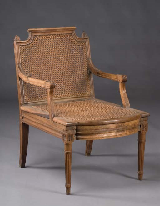 FAUTEUIL DIT "BONNE FEMME" DE STYLE LOUIS XVI