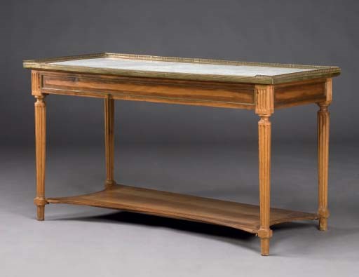 GRANDE TABLE CONSOLE DE STYLE LOUIS XVI