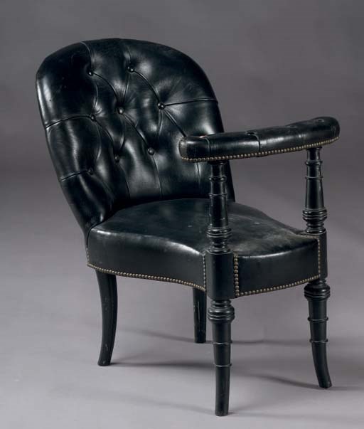 FAUTEUIL DE CHASSEUR D'EPOQUE NAPOLEON III