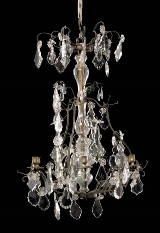 LUSTRE CAGE DE STYLE LOUIS XV