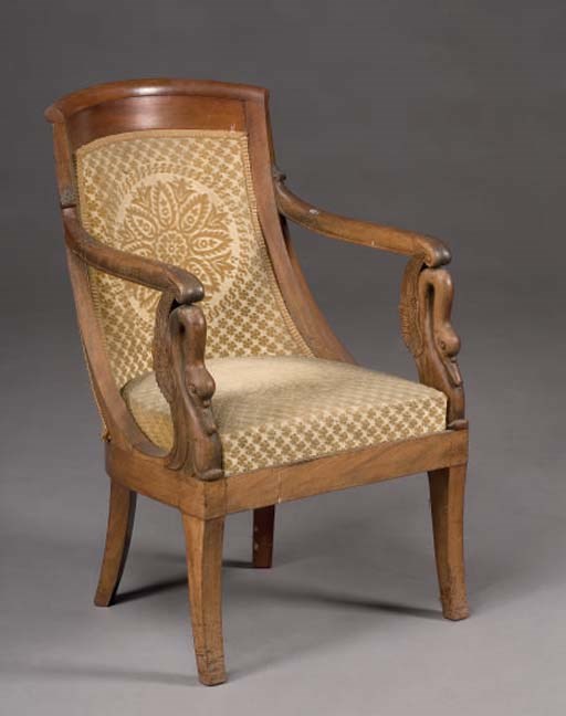 FAUTEUIL DU PREMIER TIERS DU XIXEME SIECLE