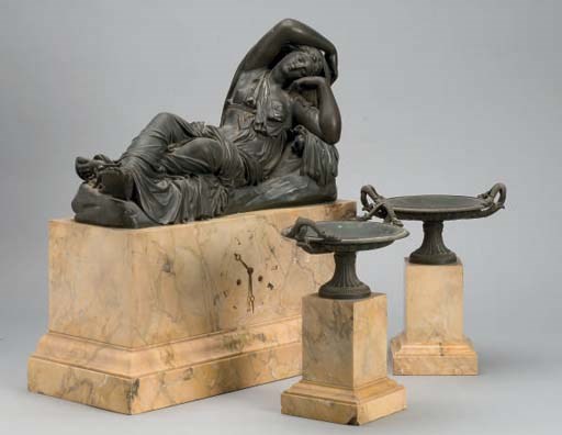 GARNITURE DE CHEMINEE DE LA FIN DU XIXEME SIECLE