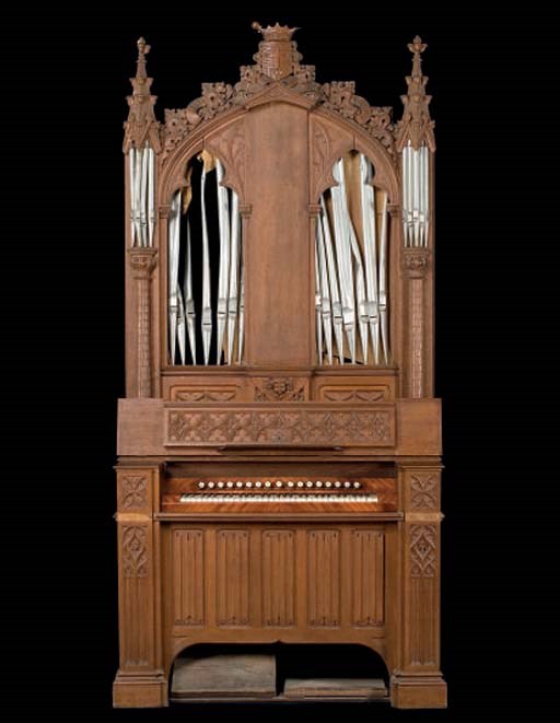 HARMONIUM DE STYLE NEOGOTHIQUE VERS 1900