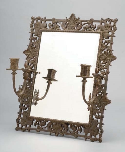 MIROIR DE COIFFEUSE DE STYLE LOUIS XIV DE LA FIN DU XIXEME SIECLE