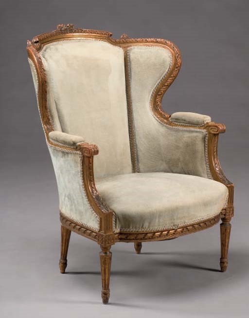 BERGERE A OREILLES DE STYLE LOUIS XVI