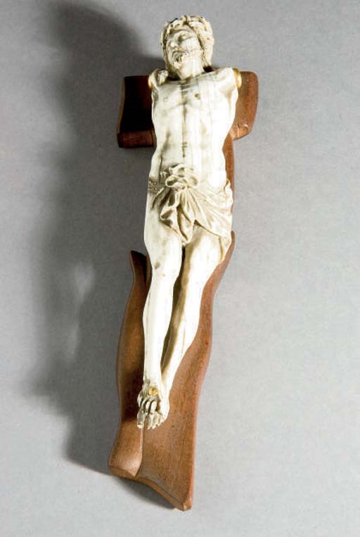 CHRIST EN CROIX DE LA FIN DU XVIIEME SIECLE