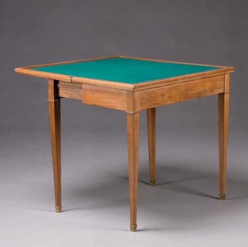 TABLE A JEUX DU XIXEME SIECLE