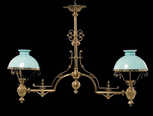 LAMPE DE BILLARD VERS 1900