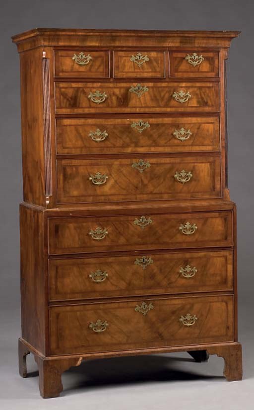 COMMODE SCRIBAN EN PARTIE D'EPOQUE GEORGE III