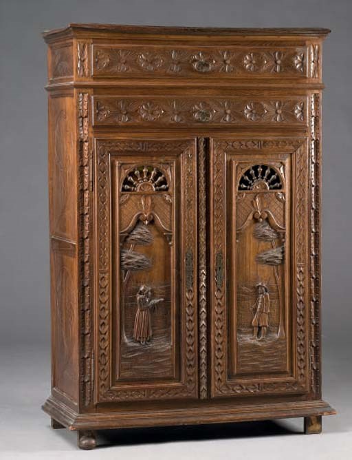 ARMOIRE BRETONNE DU XXEME SIECLE