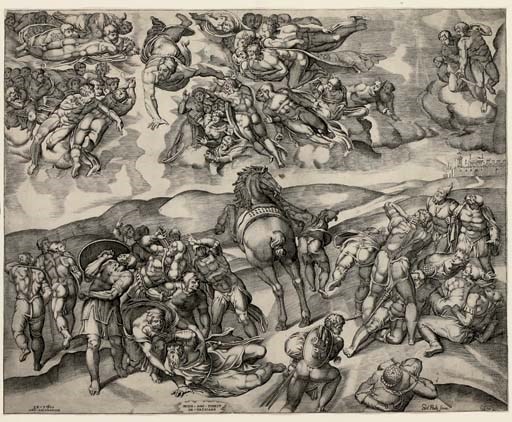 Nicolas Beatrizet (1507 or 1515 - circa 1565) after Michelangelo Buonarroti (1475-1564)