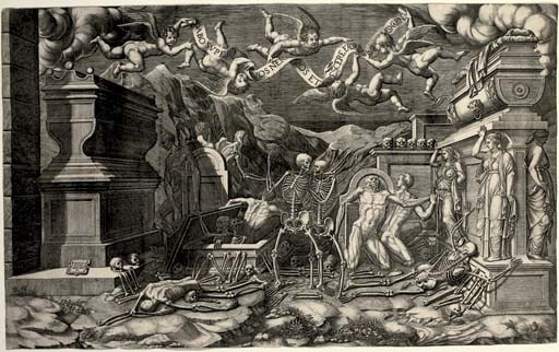 Giorgio Ghisi (1520-1582) after Giovanni Battista Bertani (1516-1576)