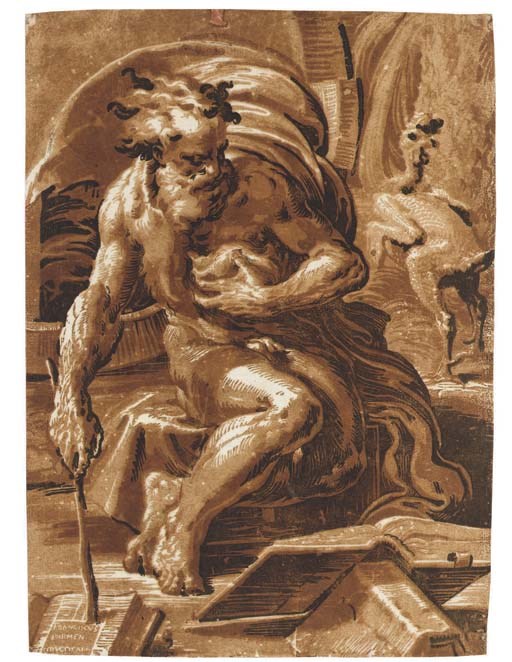 Ugo da Carpi (circa 1480-1525) after Parmigianino
