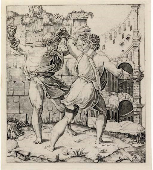 Marco Dente (1493-1527) after Raphael