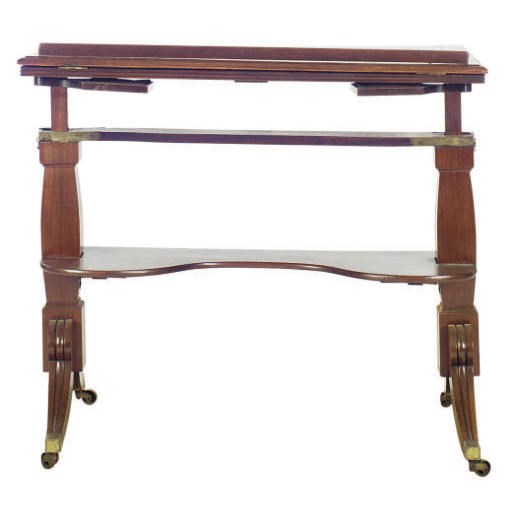 A REGENCY MAHOGANY ARCHITECT'S TABLE,