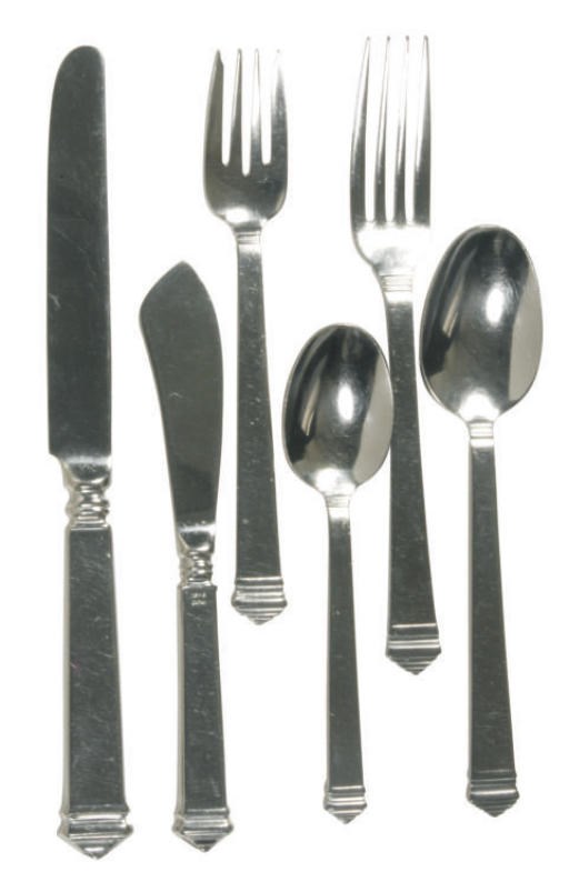A STAINLESS STEEL PART FLATWARE SERIVCE,