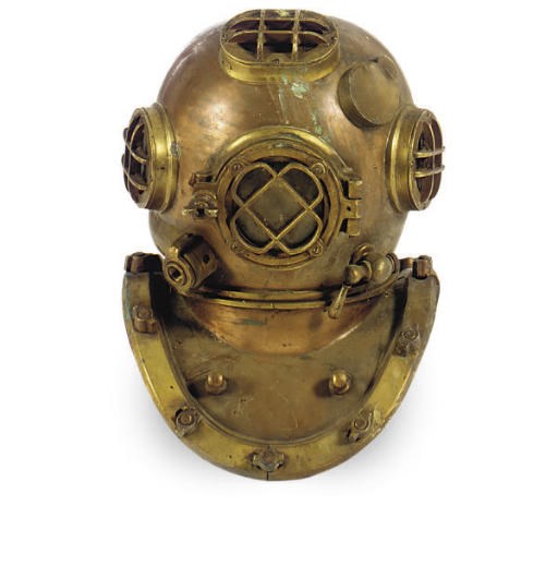A DEEP SEA DIVING BONNET,