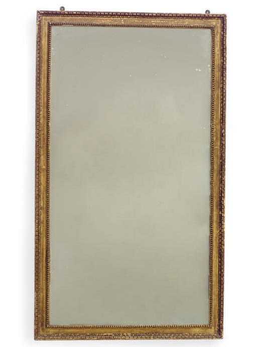 A CONTINENTAL GILTWOOD PIER MIRROR,