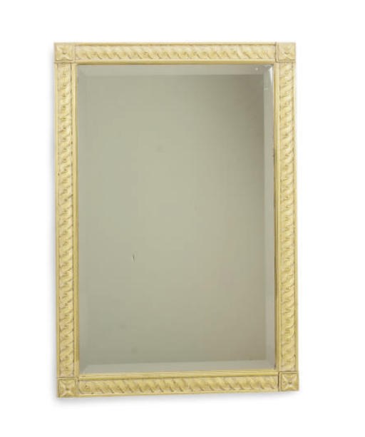 A PAIR OF GILT COMPOSITION MIRRORS,