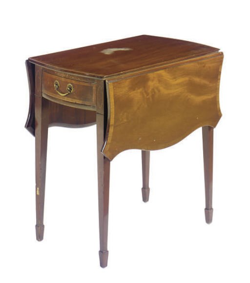 A MAHOGANY PEMBROKE TABLE,