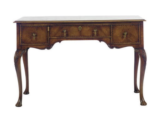 AN ENGLISH WALNUT DESK,