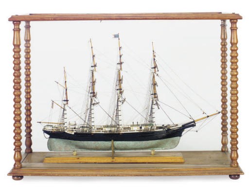 A MODEL OF THE FOUR MASTERED SHIP GREAT REPUBLIC