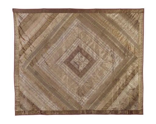 A BENARES METALLIC WOVEN SARI,