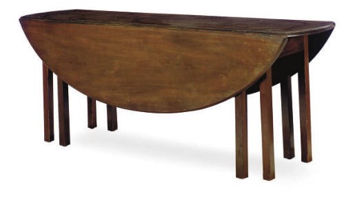 AN IRISH MAHOGANY HUNT OR WAKE TABLE