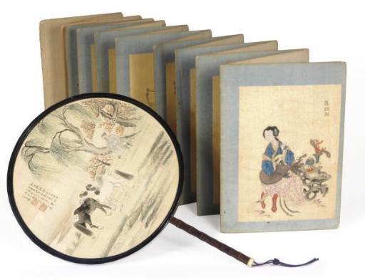 TWO CHINESE PAINTING ALBUMS,