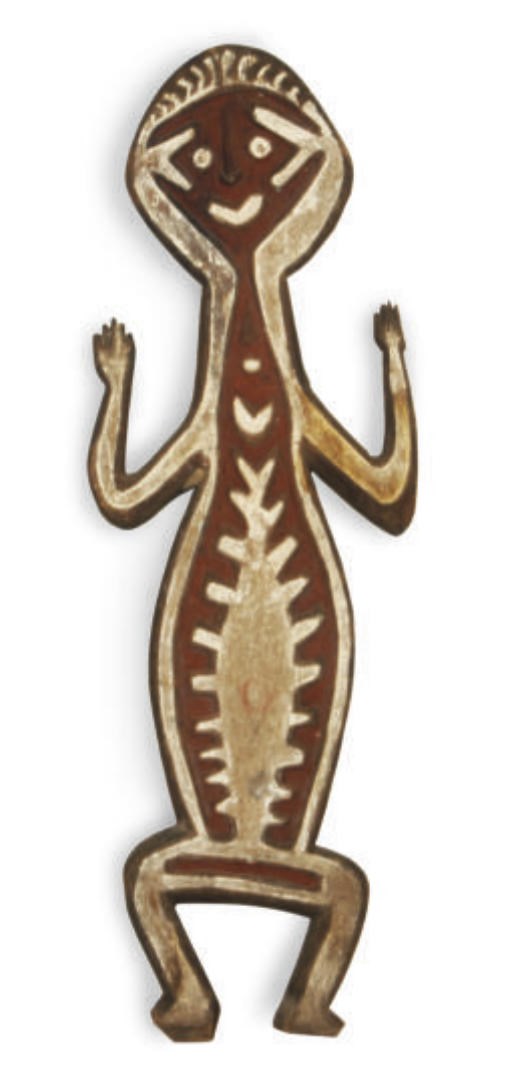 A PAPUAN GULF FLAT FIGURE,