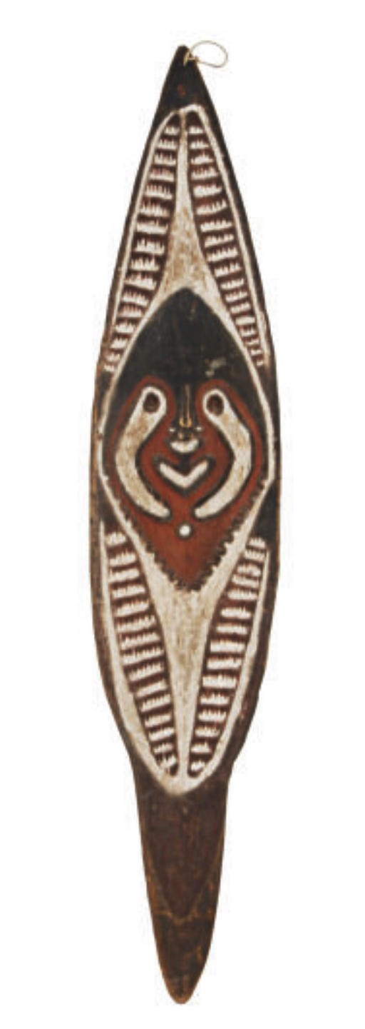 A PAPUAN GULF GOPE BOARD,