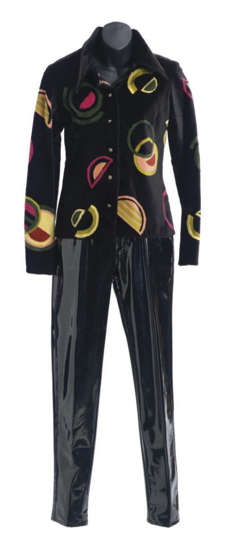 A FENDI BLACK THREE-PIECE ENSEMBLE,
