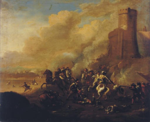 Attributed to Simon Johannes van Douw (active Antwerp 1630-1677)