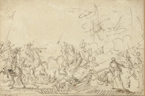 Jan van Wyck (Haarlem circa 1640-1700 Mortlake)