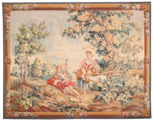 A FRENCH AUBUSSON TAPESTRY