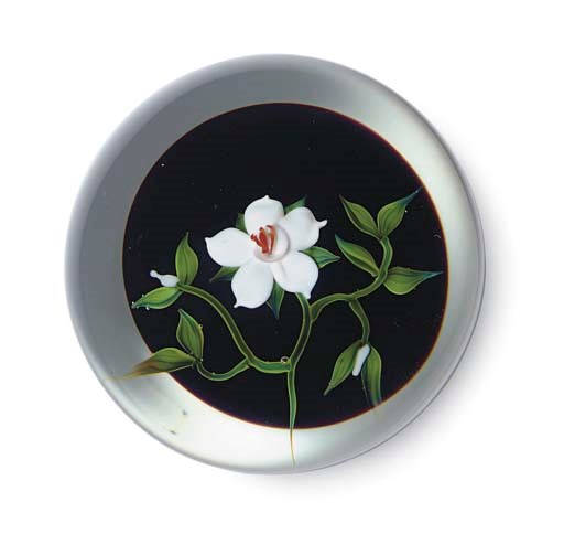 A PAUL STANKARD COLOR GROUND FLOWER WEIGHT
