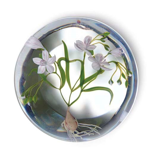 A PAUL STANKARD 'SPRING BEAUTY' FLOWER WEIGHT