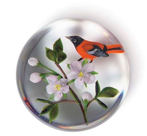 A PAUL STANKARD AND RICK AYOTTE BIRD AND FLOWER WEIGHT
