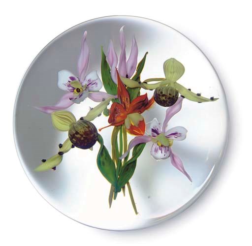 A PAUL STANKARD ORCHID BOUQUET WEIGHT