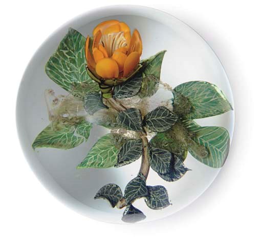 A PAUL STANKARD FLOWER WEIGHT