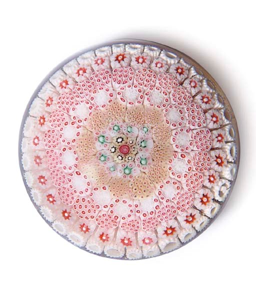 A BACCHUS MAGNUM CONCENTRIC MILLEFIORI WEIGHT
