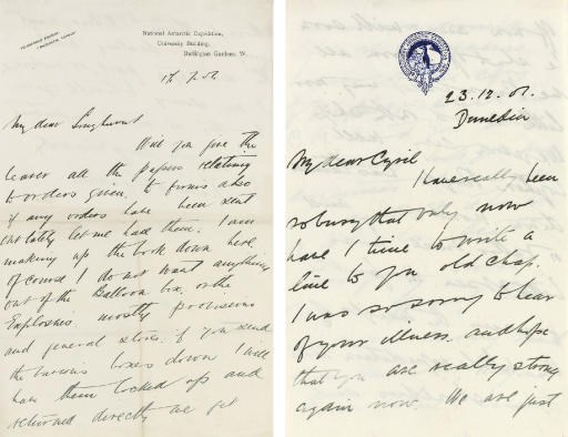 SIR ERNEST HENRY SHACKLETON (1874-1922)